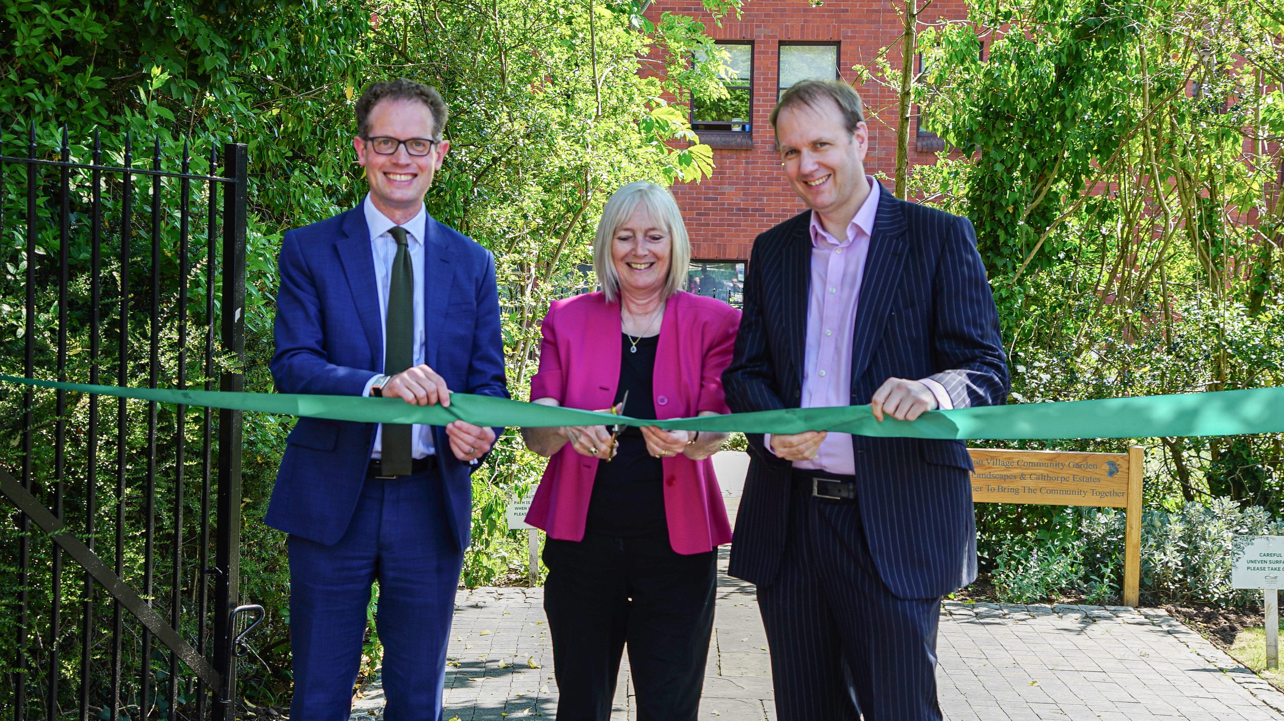 Edbaston Village Community Garden officially opens following ribbon cutting ceremony